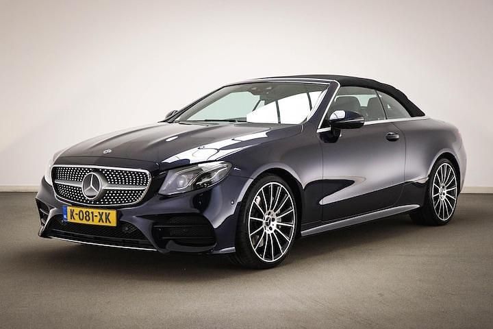 Occasion Mercedes E350 AMG Line Premium Plus 2019 Blauw (metallic) Cabriolet