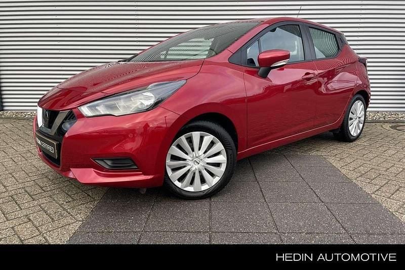 Rood Occasion 2022 Nissan Micra Acenta Hatchback | € 11.940 (Eerlijke prijs) - Afbeelding 1/3