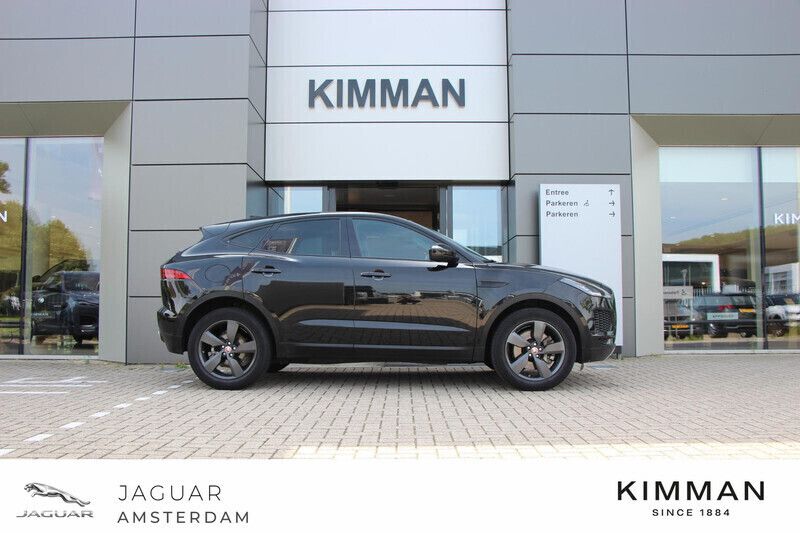 Santorini black metallic (zwart metallic)zwart Gebruikt 2020 Jaguar E-Pace SUV | € 34.500 (Super prijs) - Afbeelding 1/4