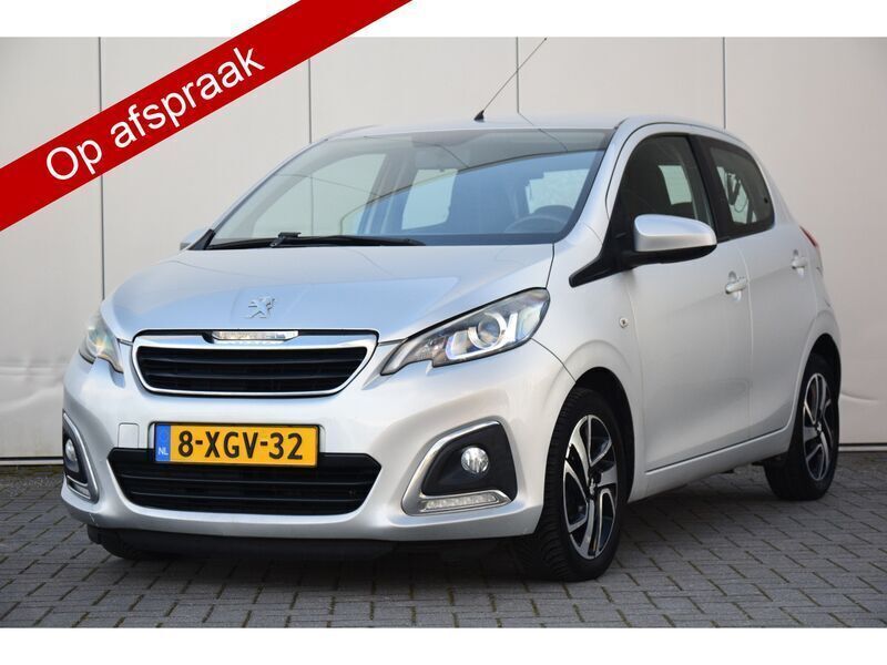 Grijs, metallic lak Gebruikt 2014 Peugeot 108 Allure Hatchback | € 5.999 (Eerlijke prijs) - Afbeelding 1/4