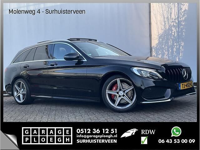 Zwart Occasion 2017 Mercedes C220 Premium Stationwagen | € 14.900 (Eerlijke prijs) - Afbeelding 1/4