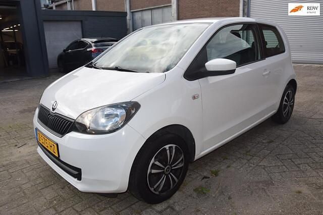 Wit Gebruikt 2015 Skoda Citigo Easy Hatchback | € 2.999 (Super prijs) - Afbeelding 1/4
