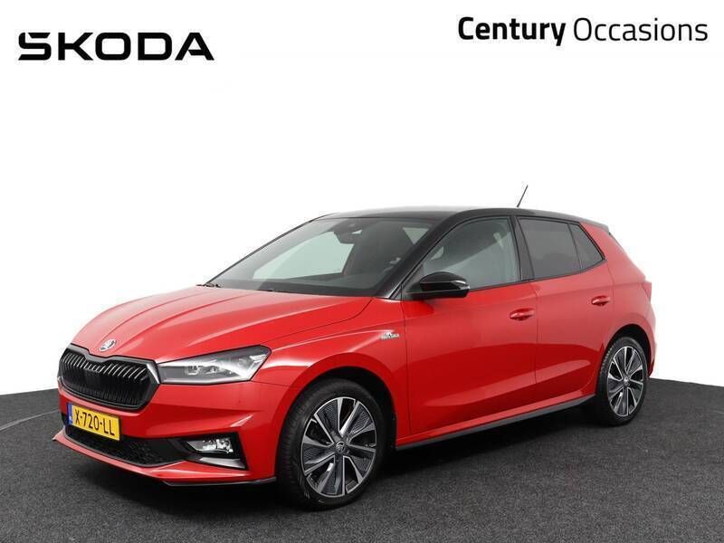 Rood, metallic lak Gebruikt 2024 Skoda Fabia Monte Carlo Hatchback | € 25.900 (Iets duurder) - Afbeelding 1/4