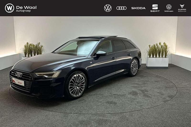 Firmament blue metallic Occasion 2022 Audi A6 Competition Stationwagen | € 42.800 (Goede deal) - Afbeelding 1/4