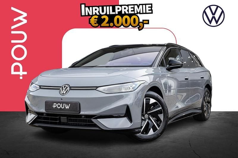 Grijs Nieuw 2025 VW ID.7 Edition Stationwagen | € 48.950 (Super prijs) - Afbeelding 1/4