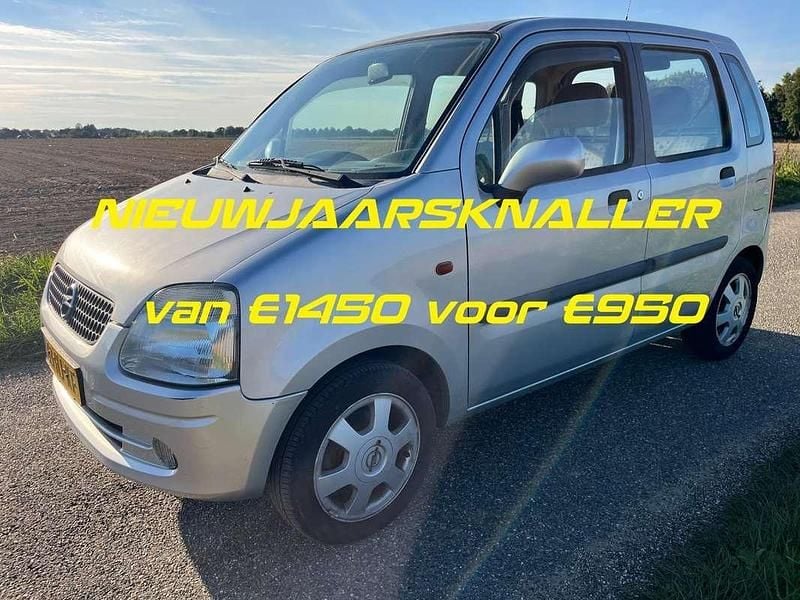 Grijs Gebruikt 2001 Opel Agila Elegance Hatchback | € 950 (Goede deal) - Afbeelding 1/4