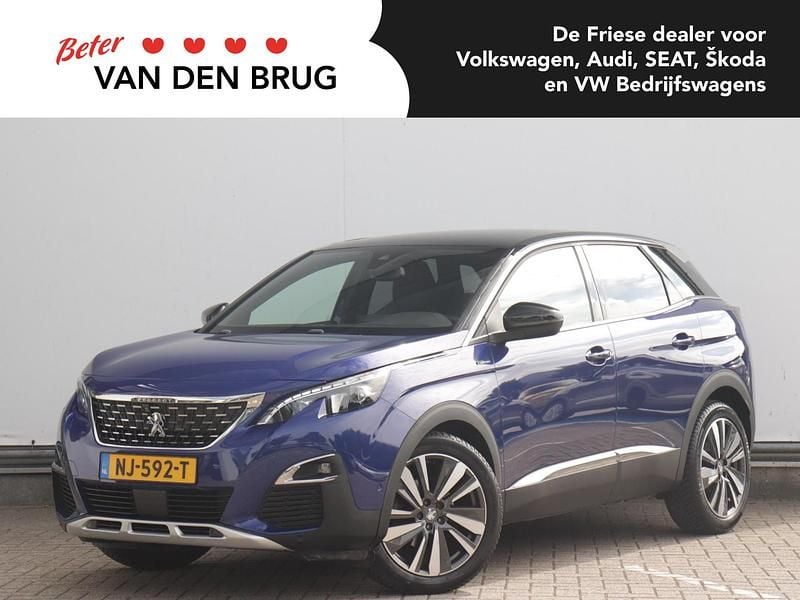 Blauw Gebruikt 2017 Peugeot 3008 GT-line SUV | € 13.885 (Goede deal) - Afbeelding 1/3