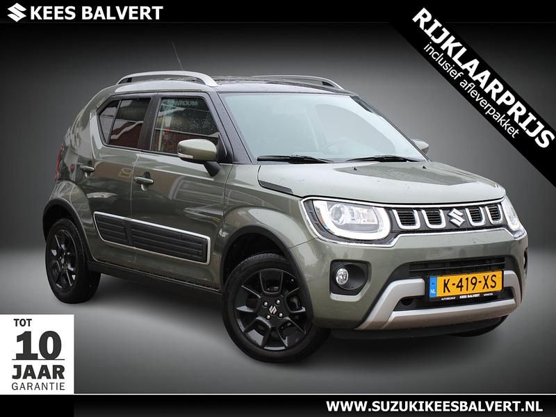 Groen (metallic) Occasion 2021 Suzuki Ignis Style SUV | € 17.950 (Super prijs) - Afbeelding 1/3