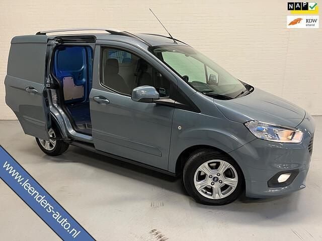 Blauw (metallic) Occasion 2021 Ford Transit Limited Van | € 12.950 (Super prijs) - Afbeelding 1/4