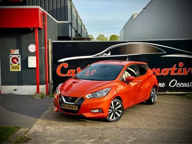 Oranje Gebruikt 2018 Nissan Micra Tekna Hatchback | € 11.950 (Eerlijke prijs) - Afbeelding 1/4