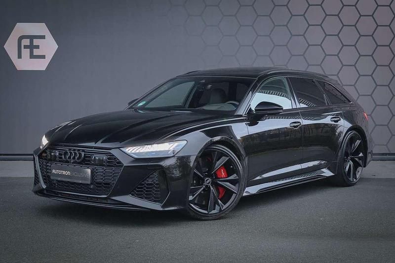 Zwart (metallic) Gebruikt 2020 Audi RS6 Stationwagen | € 114.800 (Duur) - Afbeelding 1/4