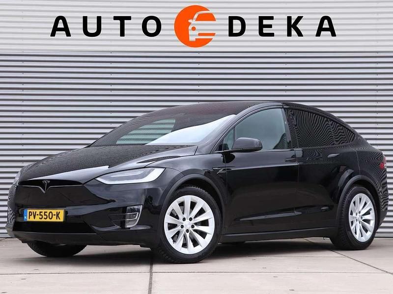 Zwart Gebruikt 2017 Tesla Model X SUV | € 28.950 (Goede deal) - Afbeelding 1/4