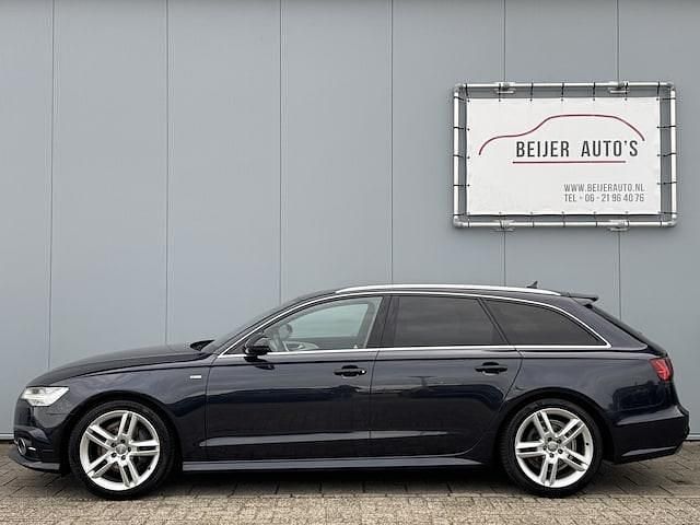 Occasion Audi A6 S-Line 191 PK (140 kW) 2017 Blauw Stationwagen