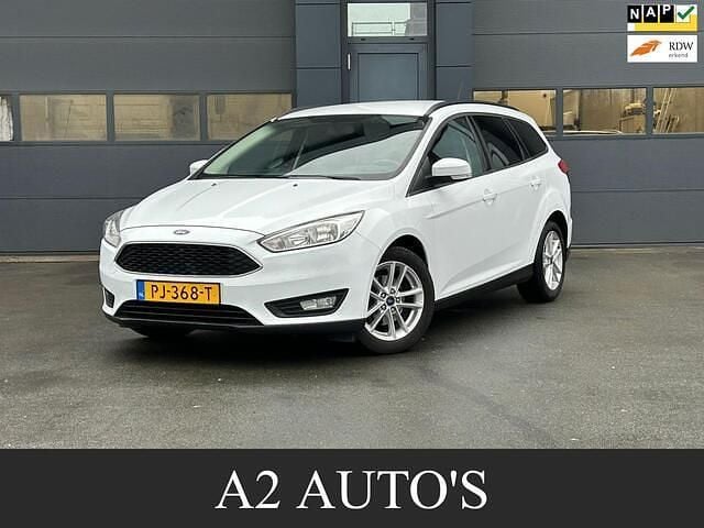 Wit Gebruikt 2017 Ford Focus Stationwagen | € 6.450 (Super prijs) - Afbeelding 1/4
