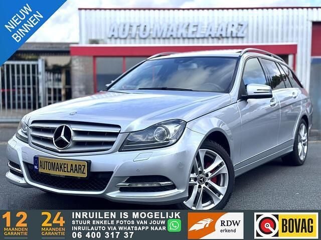 Grijs Gebruikt 2013 Mercedes C180 Avantgarde Edition Stationwagen | € 11.940 (Eerlijke prijs) - Afbeelding 1/4