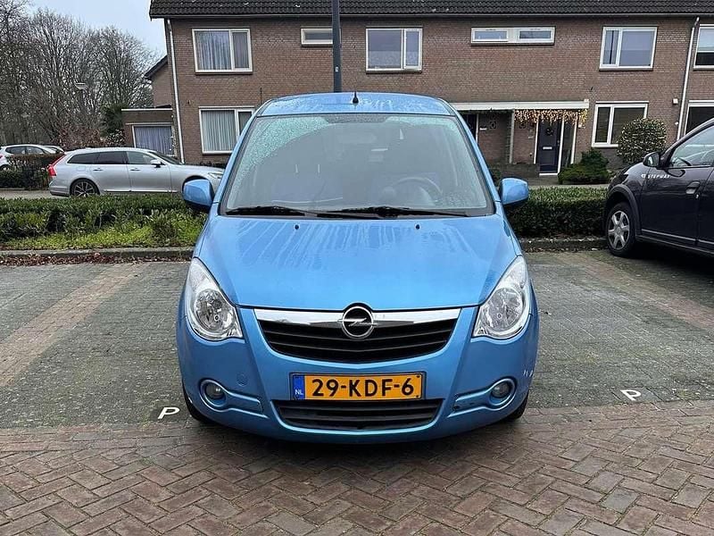 Blauw Gebruikt 2009 Opel Agila Enjoy Stationwagen | € 2.500 - Afbeelding 1/4