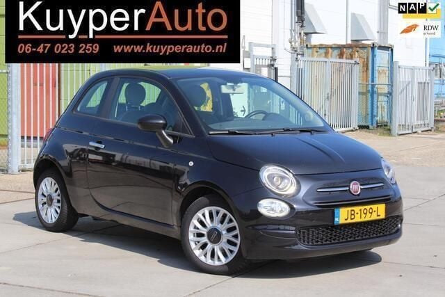 Zwart Gebruikt 2016 Fiat 500 Pop Star Hatchback | € 7.550 (Goede deal) - Afbeelding 1/4