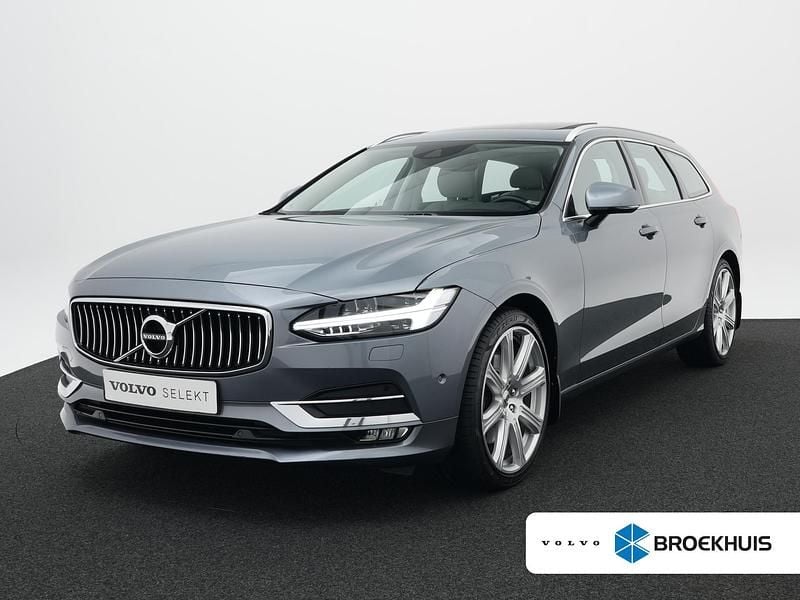 Grijs Occasion 2017 Volvo V90 Momentum Stationwagen | € 25.900 (Goede deal) - Afbeelding 1/4