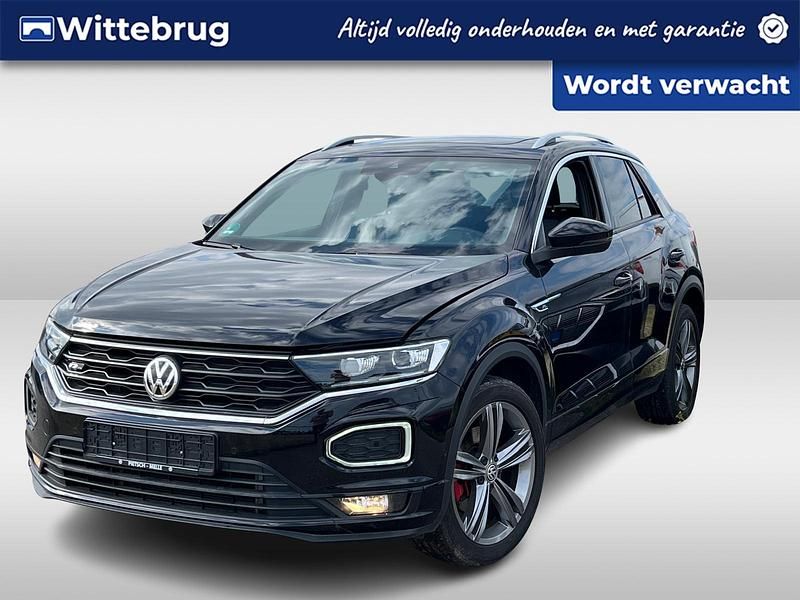 Zwart Gebruikt 2020 VW T-Roc R-line SUV | € 31.450 (Iets duurder) - Afbeelding 1/1