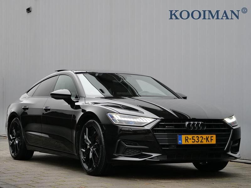 Zwart Gebruikt 2022 Audi A7 Sportback Advanced Plus Hatchback | € 52.450 (Eerlijke prijs) - Afbeelding 1/4