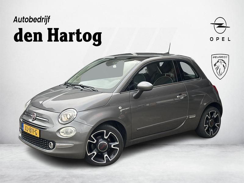 Grijs Gebruikt 2018 Fiat 500 Lounge Hatchback | € 11.750 (Eerlijke prijs) - Afbeelding 1/4