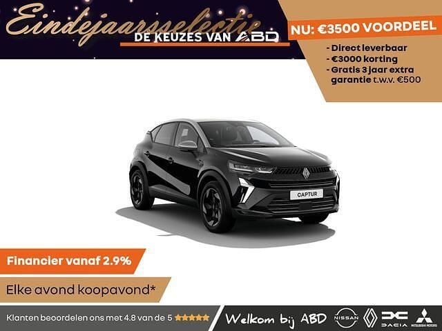 Nieuw Renault Captur Techno 160 PK (117 kW) 2025 Zwart SUV