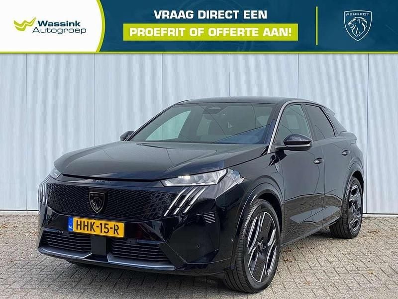 Zwart Nieuw 2025 Peugeot e-3008 Avantage SUV | € 41.940 (Goede deal) - Afbeelding 1/4