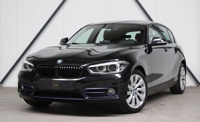 Zwart, metallic lak Gebruikt 2015 BMW 116 Sport Line Hatchback | € 11.500 (Iets duurder) - Afbeelding 1/3