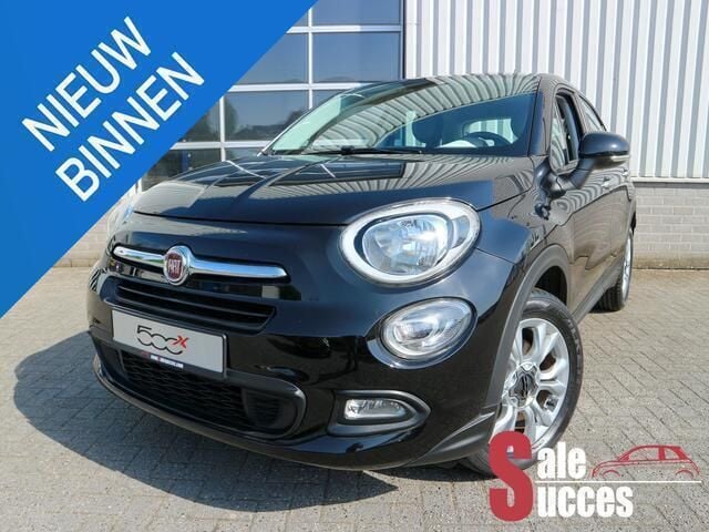 Zwart Gebruikt 2017 Fiat 500X Pop Star SUV | € 11.790 (Eerlijke prijs) - Afbeelding 1/4