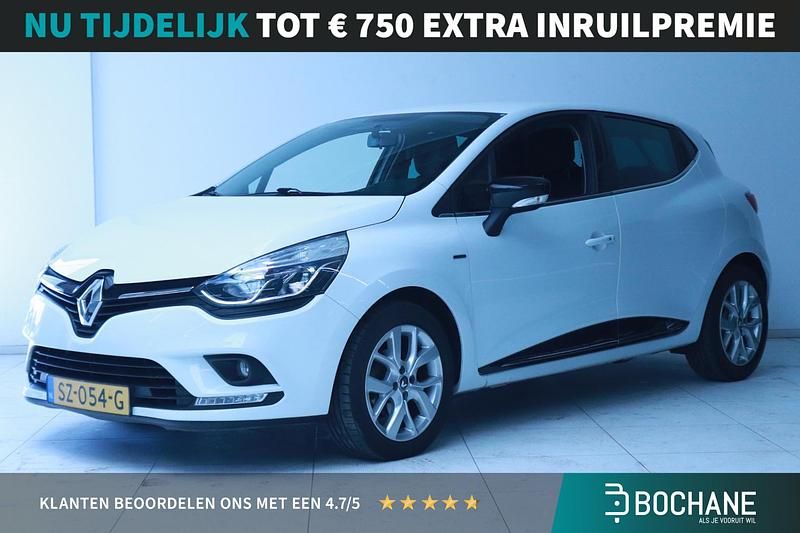 Wit Gebruikt 2018 Renault Clio IV LIMITED Hatchback | € 9.495 (Eerlijke prijs) - Afbeelding 1/4