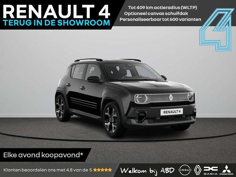 Zwart Nieuw 2025 Renault 4 E-Tech Komfort SUV | € 35.765 (Eerlijke prijs) - Afbeelding 1/2