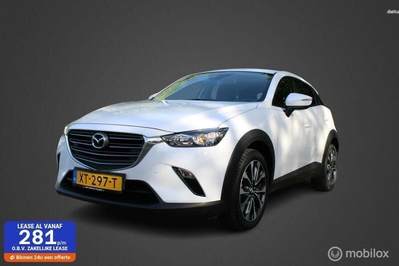 Wit Gebruikt 2019 Mazda CX-3 Inclusive SUV | € 17.350 (Eerlijke prijs) - Afbeelding 1/4