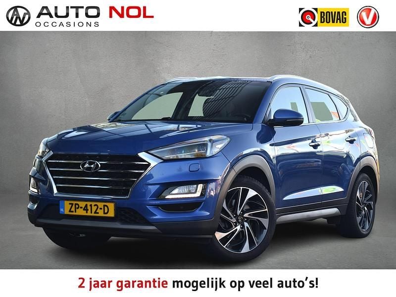 Blauw Gebruikt 2019 Hyundai Tucson Premium SUV | € 20.950 (Eerlijke prijs) - Afbeelding 1/4