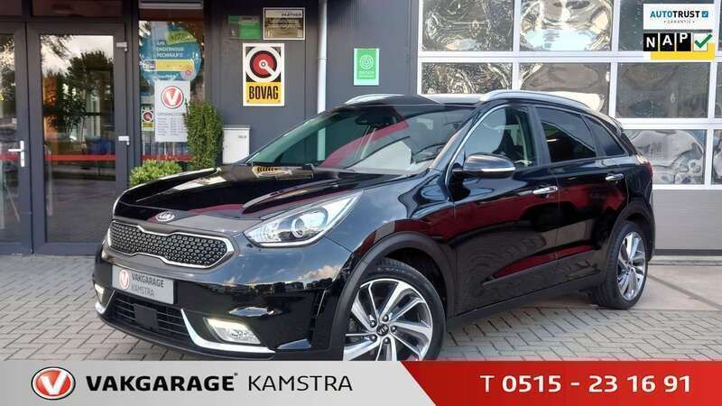 Zwart Gebruikt 2017 Kia Niro SUV | € 16.450 (Eerlijke prijs) - Afbeelding 1/3