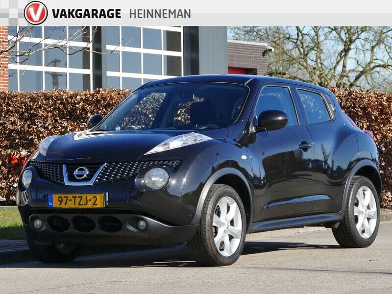 Zwart Gebruikt 2012 Nissan Juke Acenta SUV | € 6.950 (Eerlijke prijs) - Afbeelding 1/4