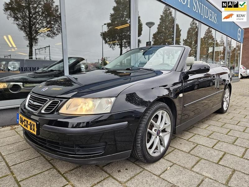Zwart Gebruikt 2005 Saab 9-3 Cabriolet Vector Cabriolet | € 8.950 (Iets duurder) - Afbeelding 1/4