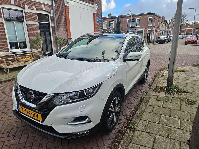 Wit Gebruikt 2018 Nissan Qashqai SUV | € 13.500 (Super prijs) - Afbeelding 1/4