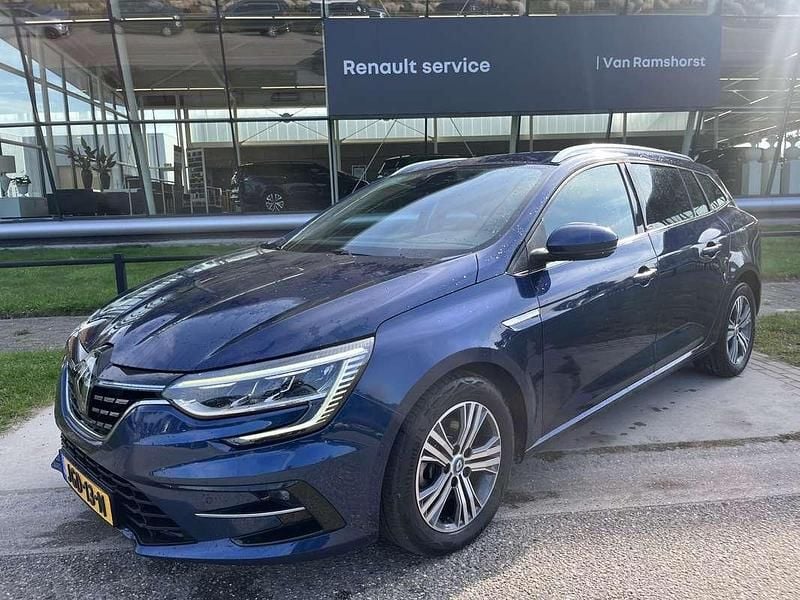 Blauw metallic Gebruikt 2021 Renault Mégane IV Intens Stationwagen | € 17.950 (Eerlijke prijs) - Afbeelding 1/3