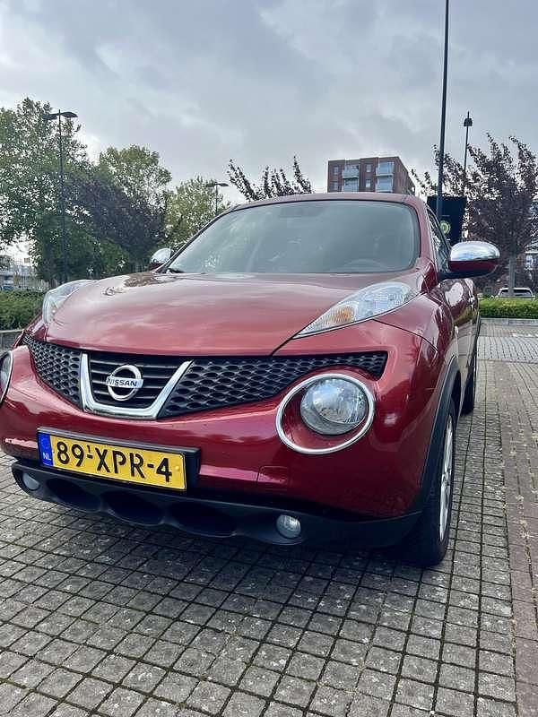 Rood Gebruikt 2012 Nissan Juke Acenta SUV | € 8.750 (Iets duurder) - Afbeelding 1/4