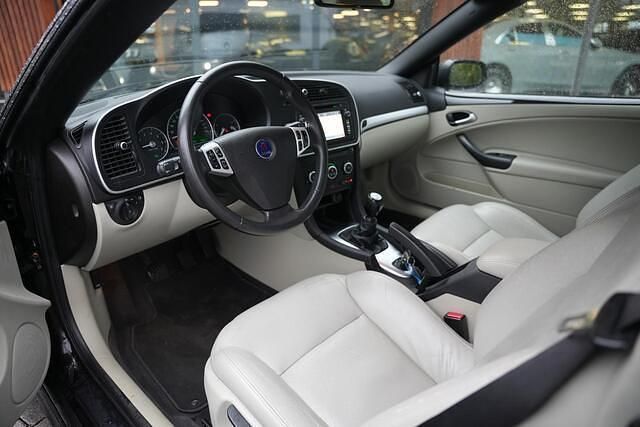 Occasion Saab 9-3 Cabriolet Linear 150 PK (110 kW) 2009 Zwart Cabriolet