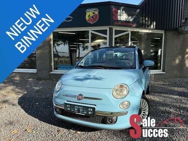 Blauw Gebruikt 2010 Fiat 500 Lounge Hatchback | € 4.750 (Eerlijke prijs) - Afbeelding 1/4