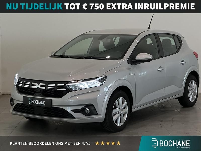 Grijs Gebruikt 2024 Dacia Sandero Expression Hatchback | € 18.495 (Eerlijke prijs) - Afbeelding 1/4