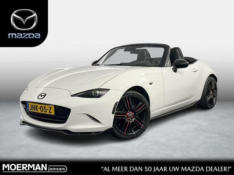 Arctic white (a4d) Occasion 2019 Mazda MX5 Cabriolet | € 25.950 (Eerlijke prijs) - Afbeelding 1/3
