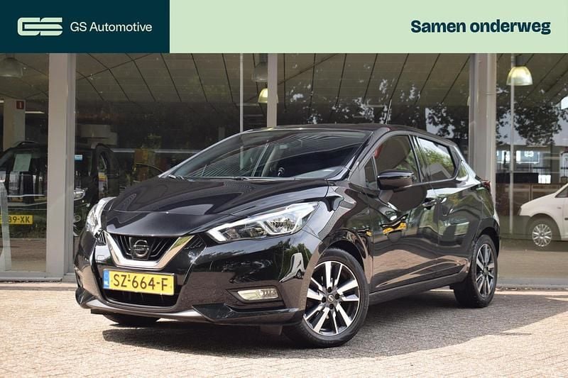 Zwart Gebruikt 2018 Nissan Micra N-Connecta Hatchback | € 14.990 (Iets duurder) - Afbeelding 1/3