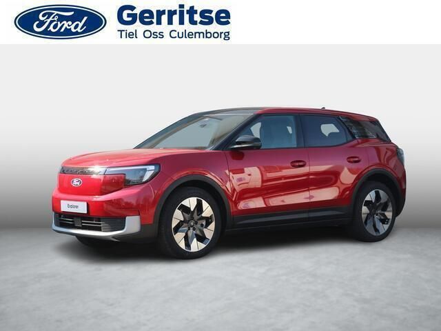 Rood Nieuw 2025 Ford Explorer Extended Range SUV | € 55.666 (Eerlijke prijs) - Afbeelding 1/4