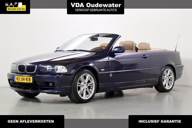 Blauw Gebruikt 2002 BMW 318 Cabriolet Executive Cabriolet | € 6.400 - Afbeelding 1/4
