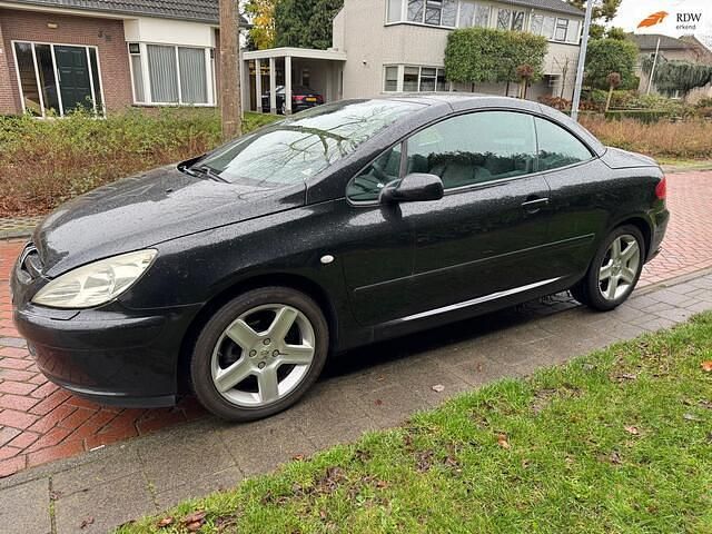 Zwart Gebruikt 2004 Peugeot 307 CC Cabriolet | € 1.250 (Goede deal) - Afbeelding 1/4