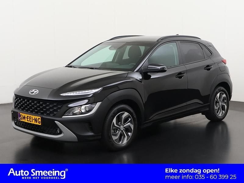 Phantom black pearl (mzh) Gebruikt 2021 Hyundai Kona SUV | € 21.895 (Goede deal) - Afbeelding 1/4