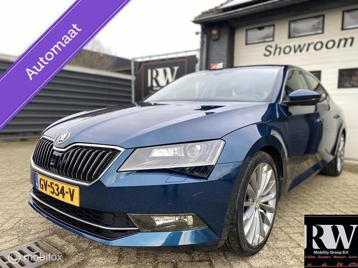 Occasion Skoda Superb Style 150 PK (110 kW) 2015 Blauw Hatchback