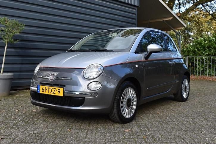 Grijs (metallic) Gebruikt 2012 Fiat 500 Hatchback | € 3.494 (Goede deal) - Afbeelding 1/4